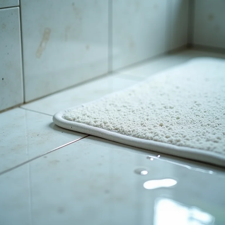 Tapete antiderrapante para banheiro com segurança