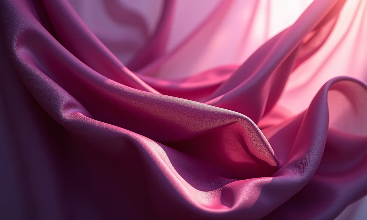 Tecido roxo elegante tingido com repolho roxo.