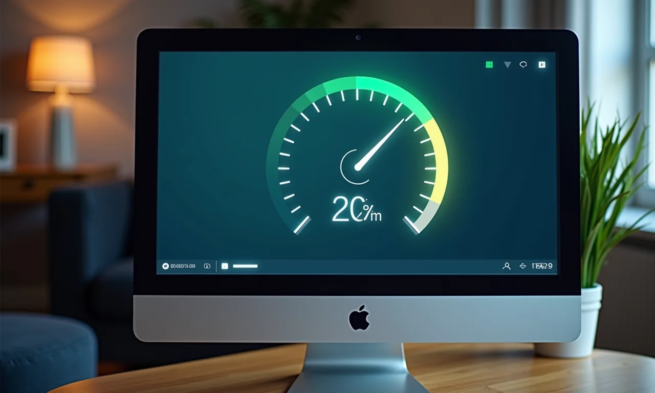 Teste de velocidade de carregamento de site exibido na tela.
