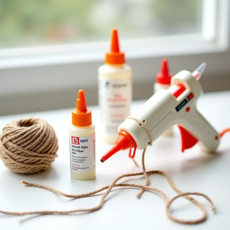 Tipos de cola para usar em vaso de garrafa pet e barbante