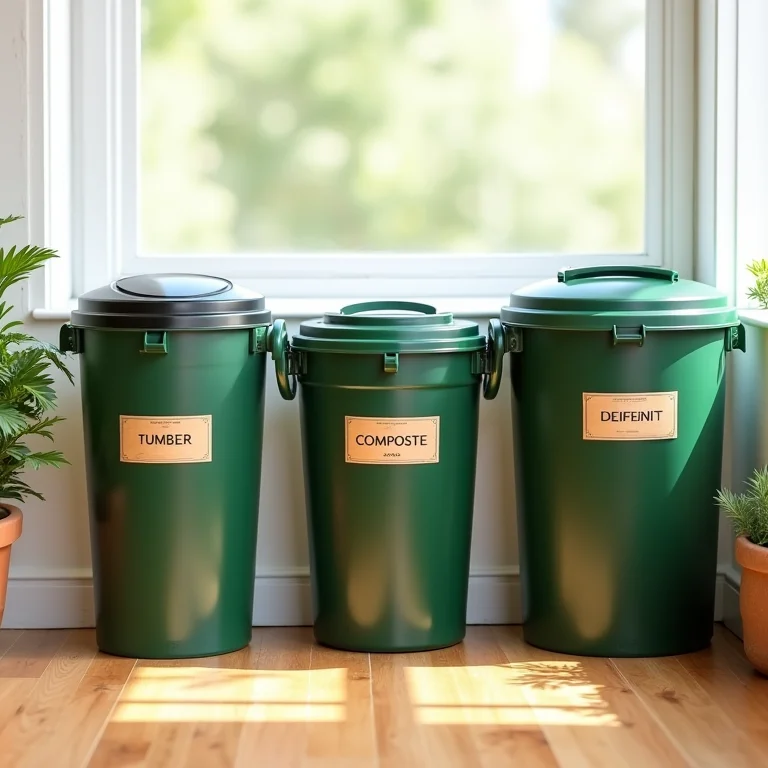 Tipos de composteira doméstica