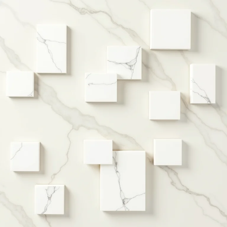 Tipos diferentes de porcelanato Calacata