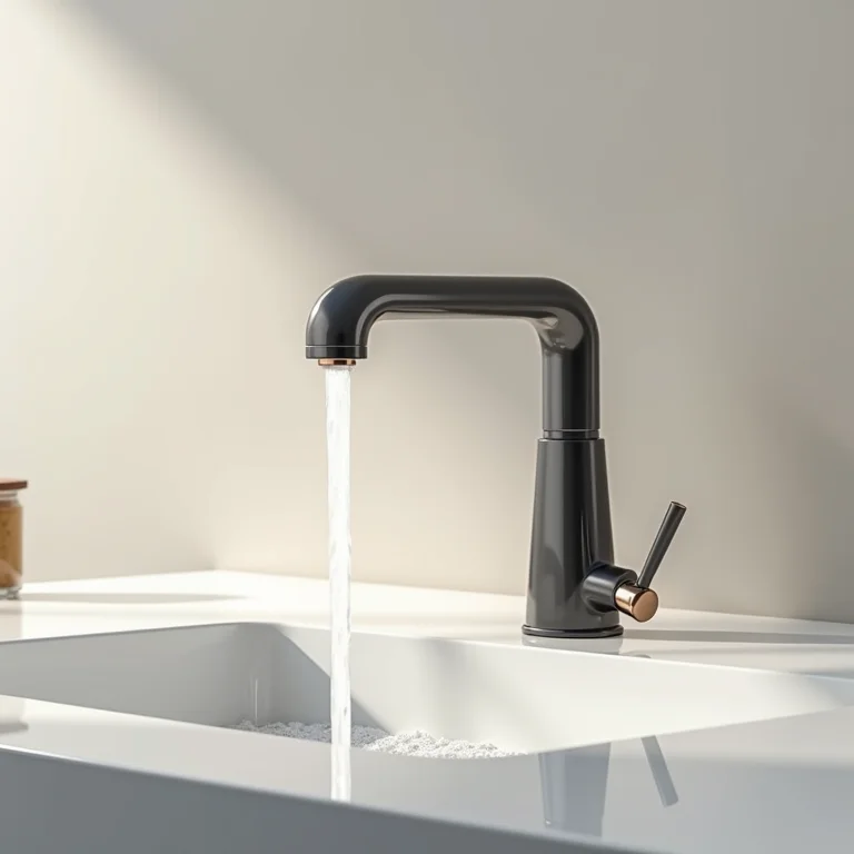 Torneira cascata de bancada moderna