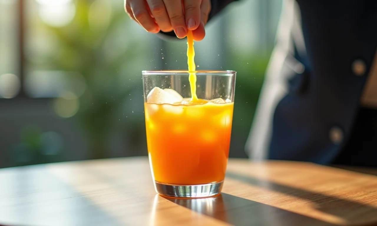 Transformando água em suco, mágica revelada em fotografia.