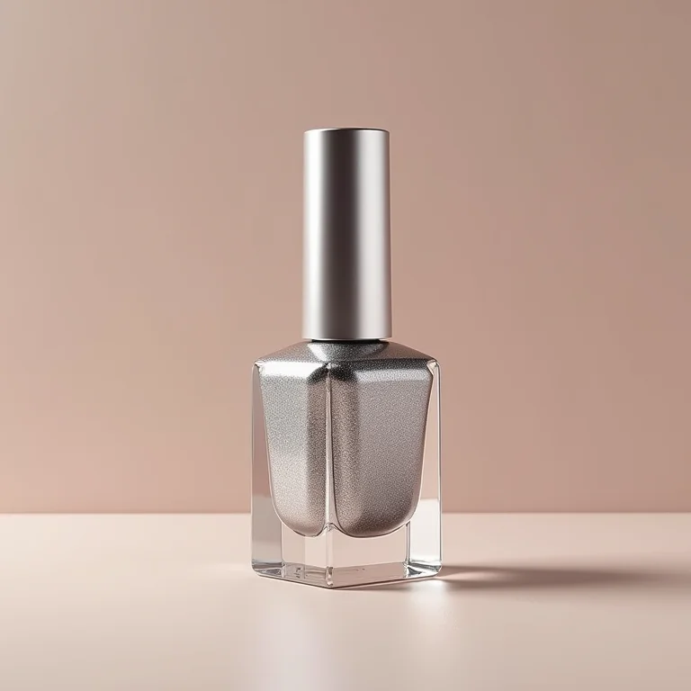 Unhas metalizadas prata