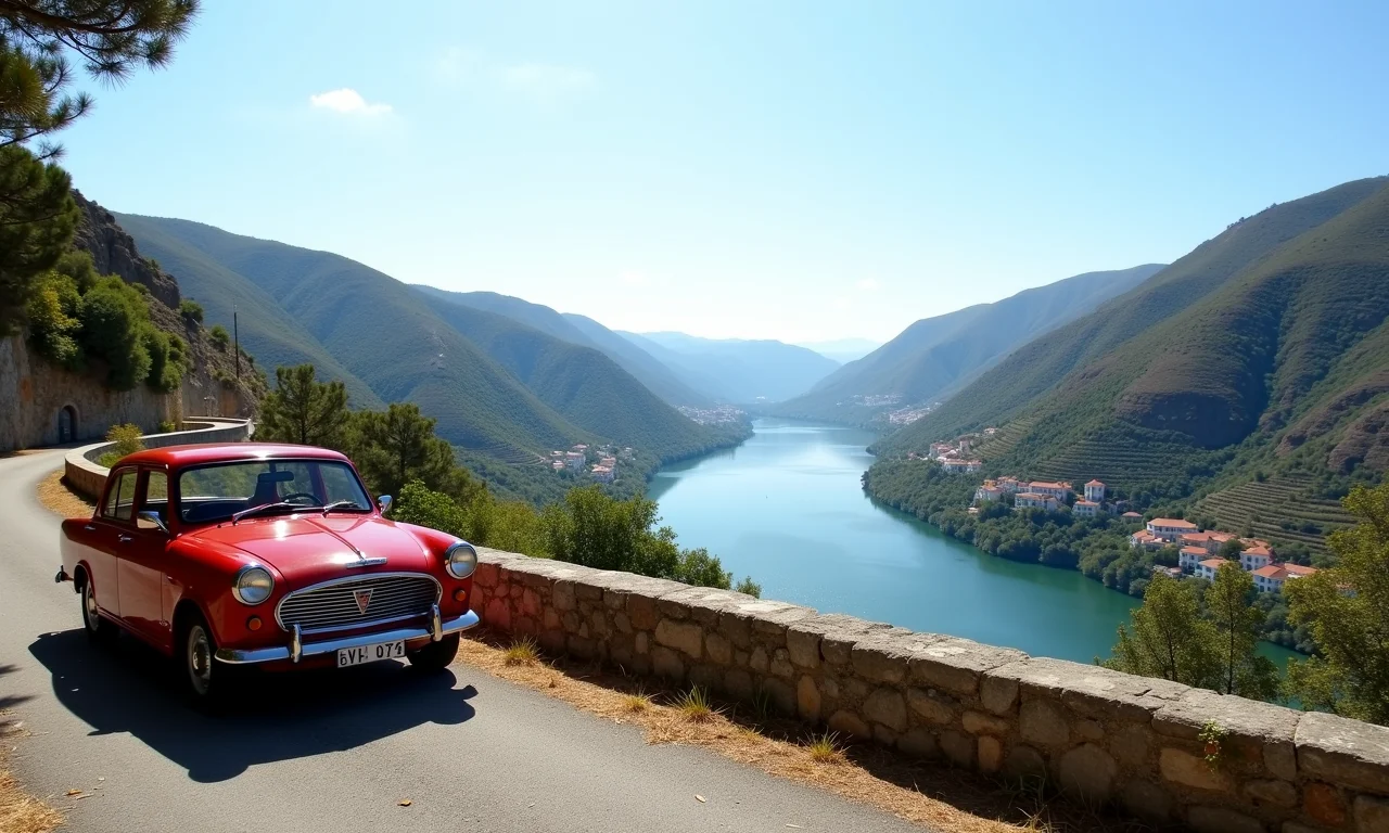 Vale do Douro, Portugal, com carro alugado.