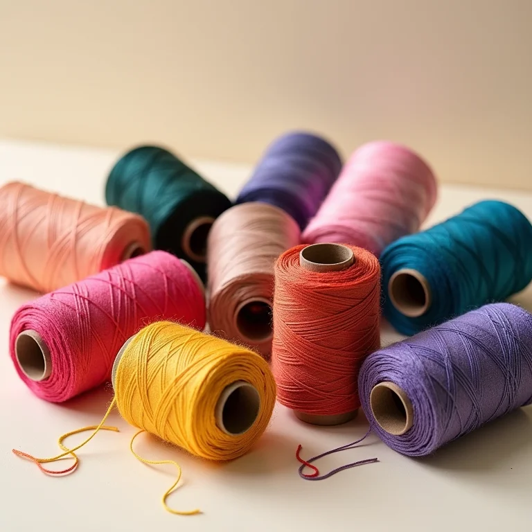 Variedade de linhas de algodão Coats Corrente em diversas cores