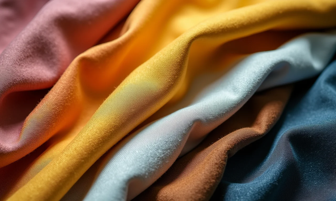 Tecidos Da Moda 2025 Materiais Em Destaque Para Roupas E Acessórios Variedade de tecidos da moda 2025: seda, linho, algodão, couro e materiais reciclados.