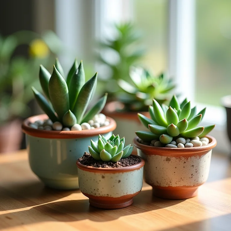 Vasinhos de suculentas decoradas, ideias criativas para presentes.