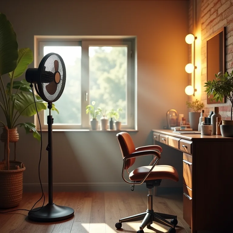 Ventilação inadequada em um estúdio de beleza