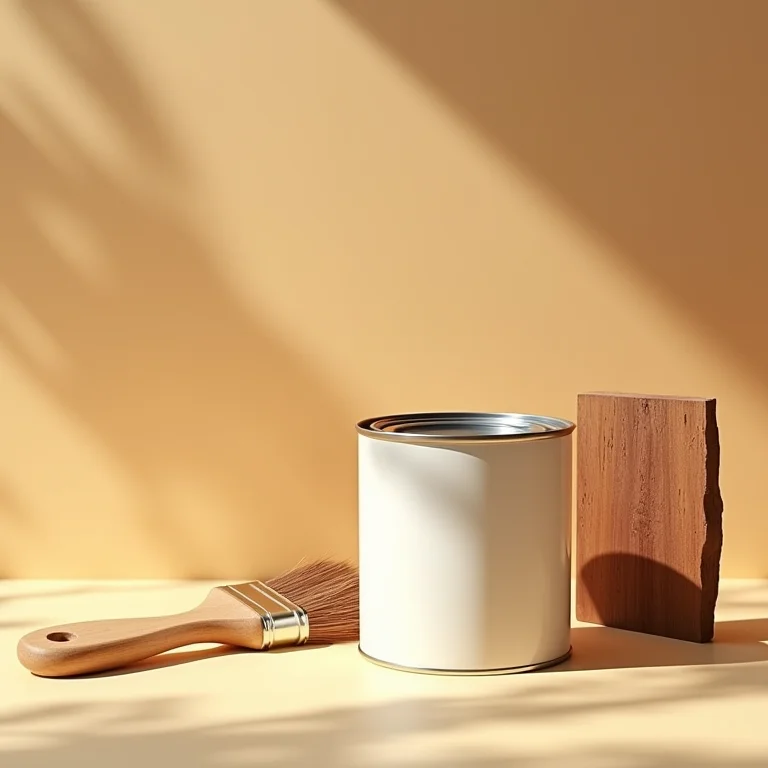 Verniz para assoalho de madeira.