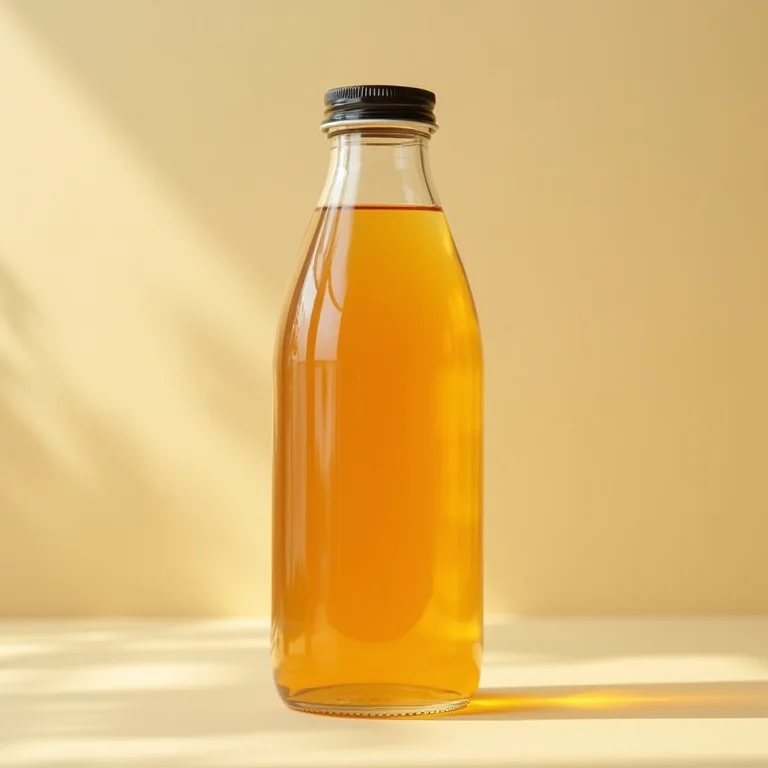 Vinagre de maçã para dar brilho aos cabelos.