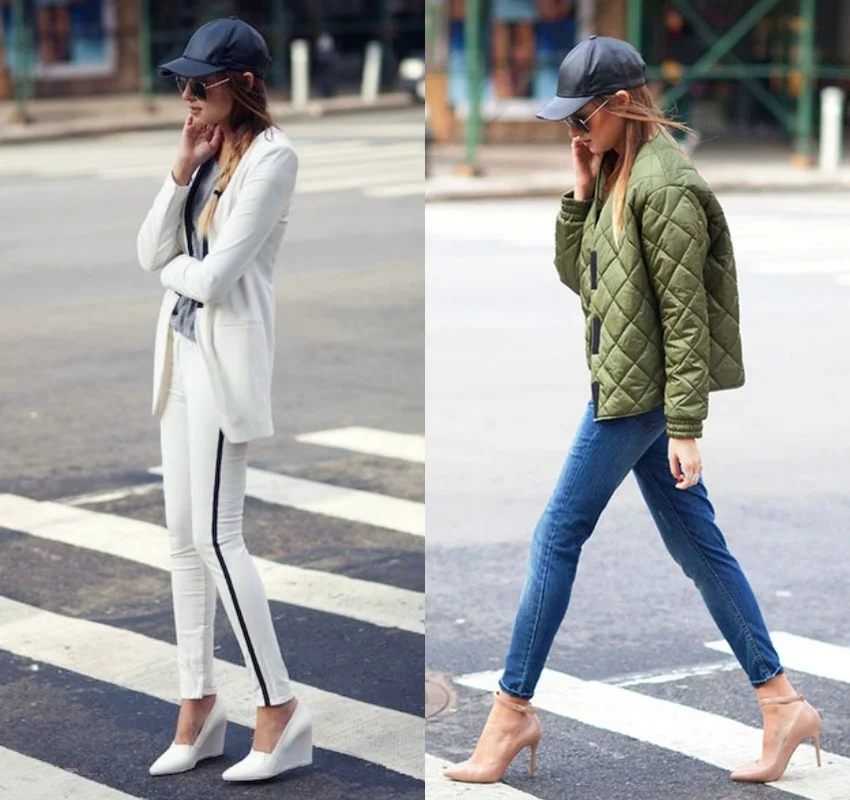 bone aba curva feminino look - referência 8