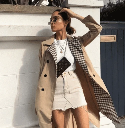 inverno com o casaco grande feminino