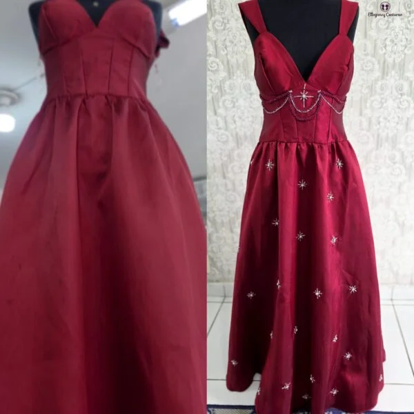 Tipos de Tecidos de Vestidos de Festa