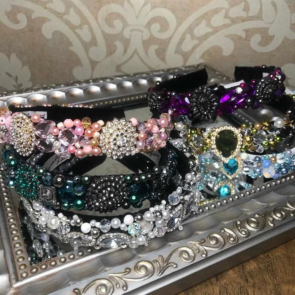 tiara de tecido estampada - referência 13