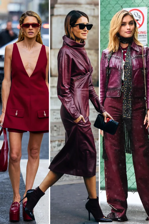 Roupa vinho combina com que cor de