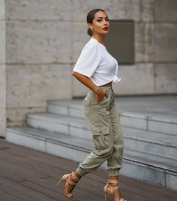 Calça cargo feminina-tudo sobre essa