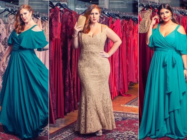 Vestido plus size de festa: Quais são