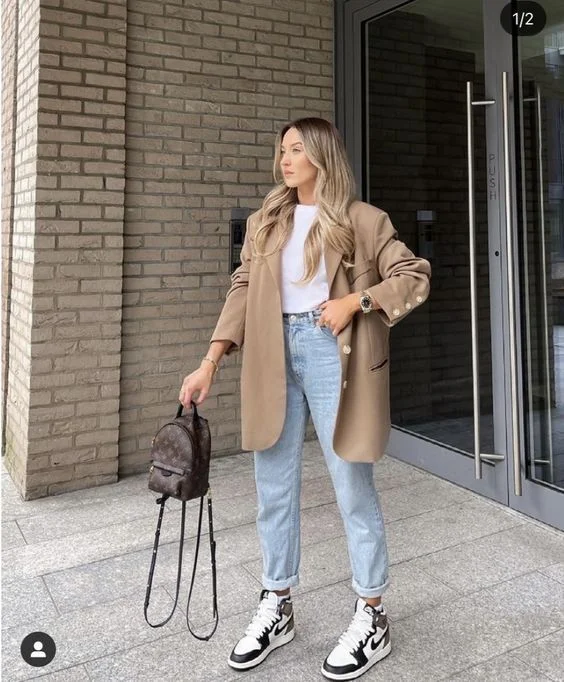 Look com Tênis Air Jordan Feminino