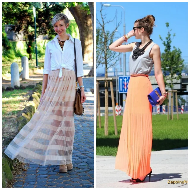 O comprimento certo de saias e bermudas