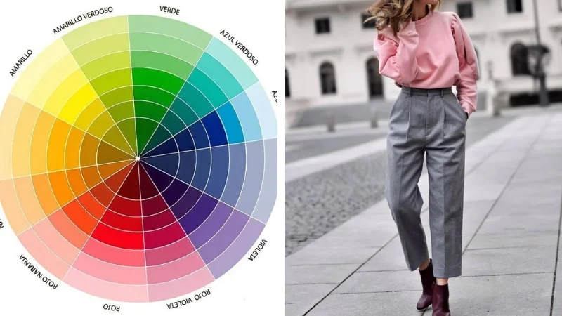 combinar as cores das roupas