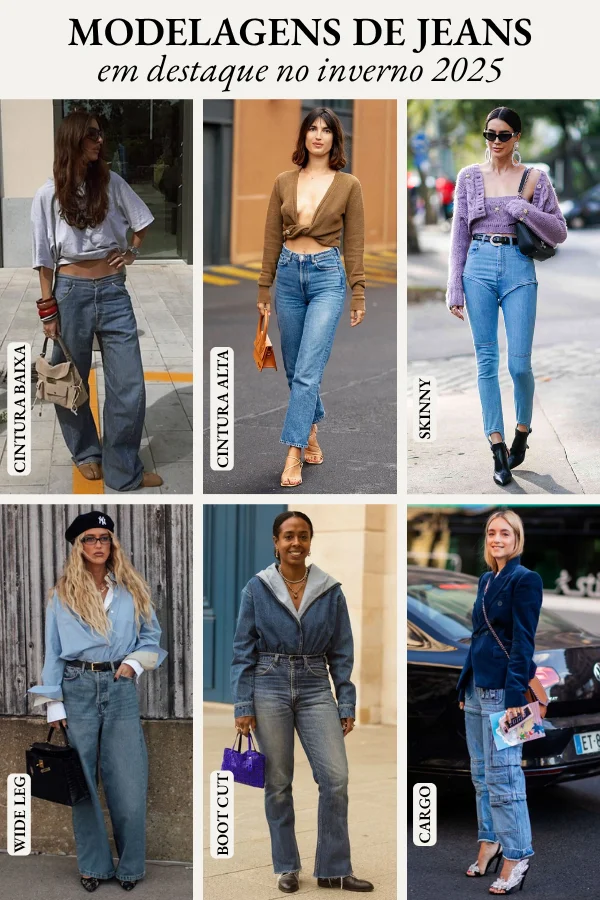 looks com calça wide leg tendência - referência 13