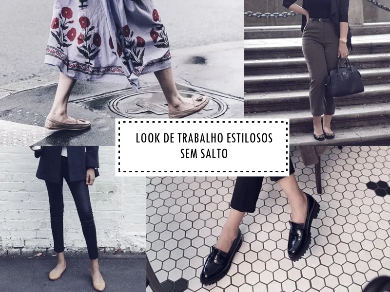 Looks de Trabalho SEM SALTO - Como Usar
