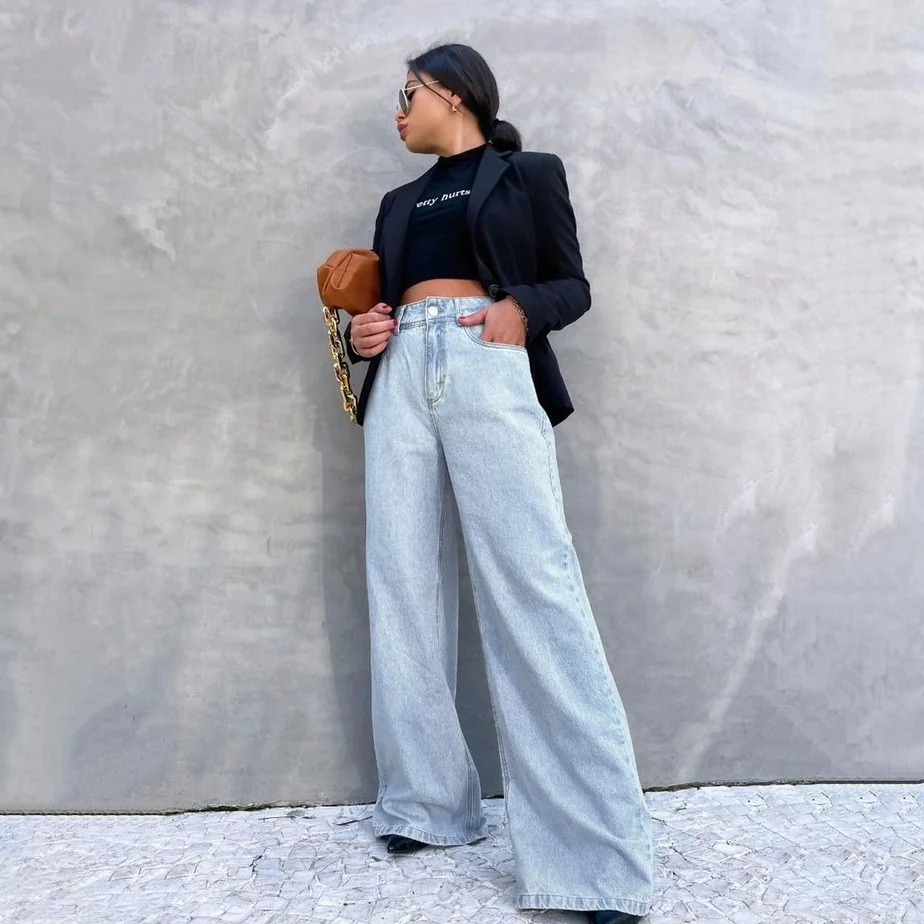 Looks com calça wide leg: veja 35