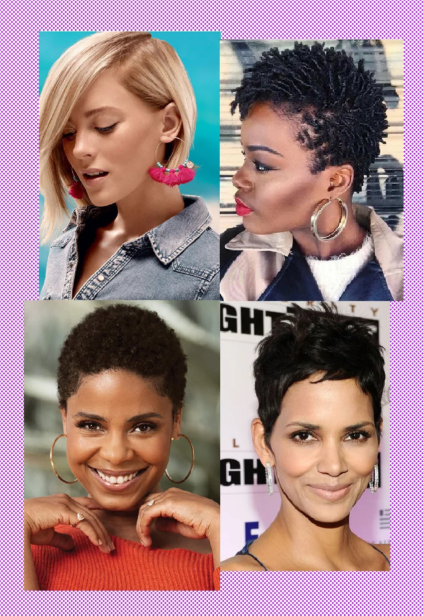 Como Usar Brincos Com Cabelos Curtos de