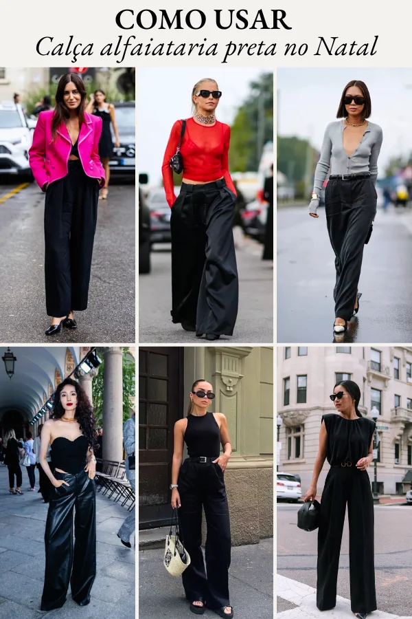 Alfaiataria feminina no Natal: looks