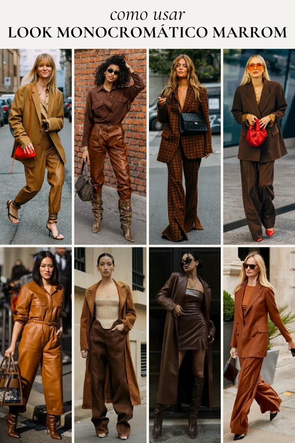 usar look monocromático com estilo em 2025