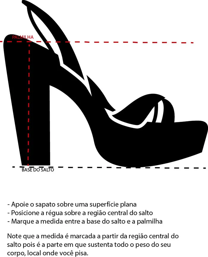 Salto alto na medida certa!