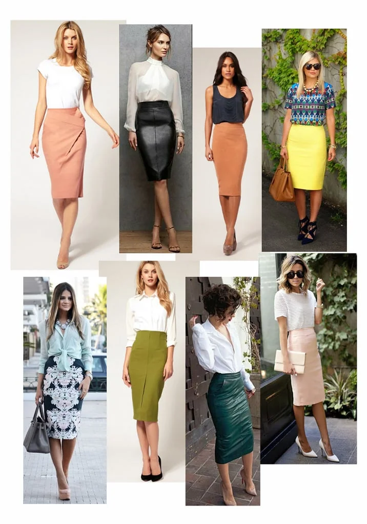 saia lápis ideal para cada tipo de corpo