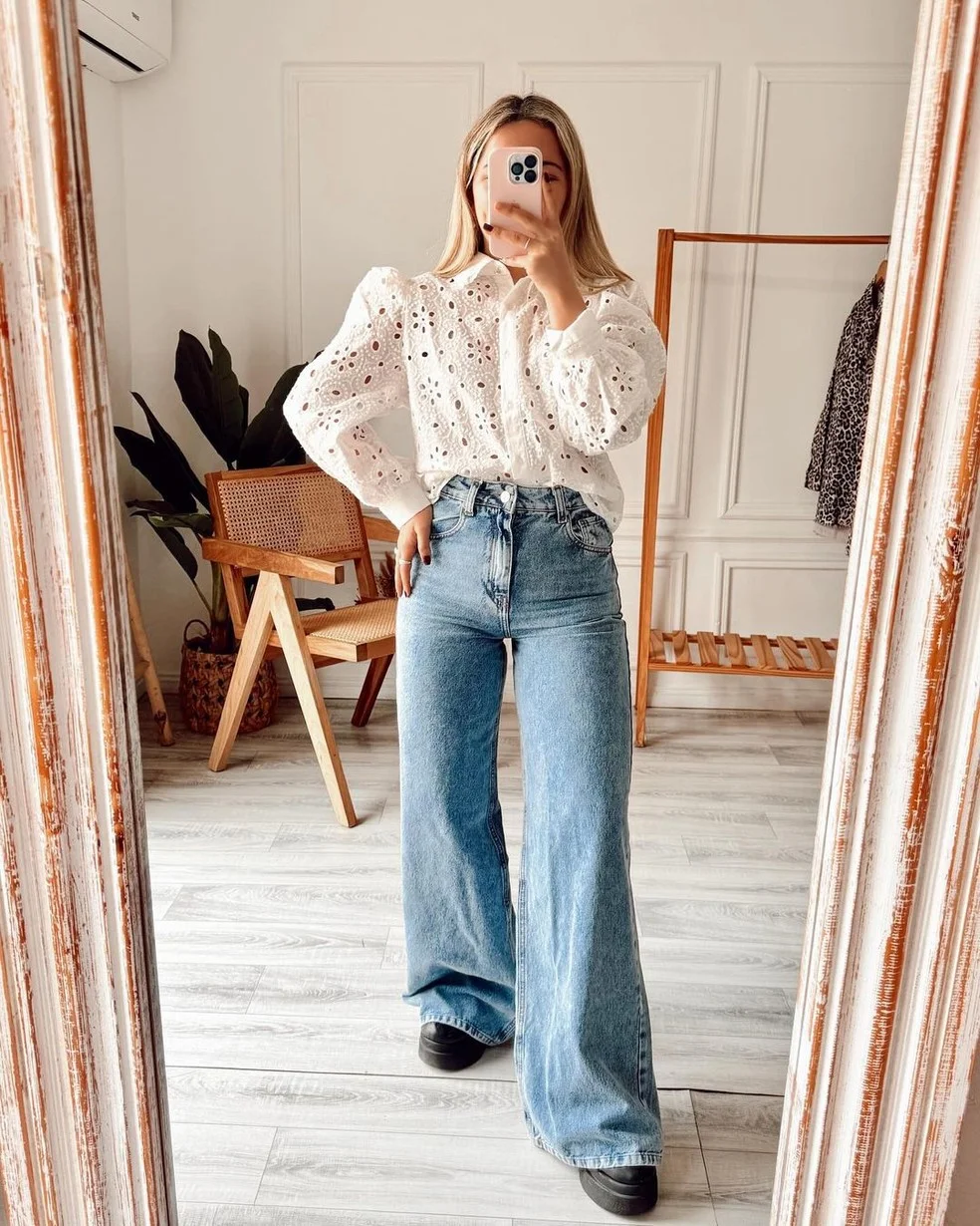 Looks com calça wide leg: veja 35