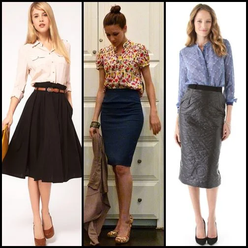 Como usar saias no ambiente de TRABALHO