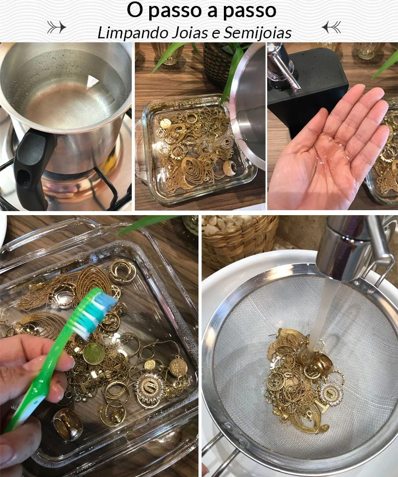 Como Limpar Semijoias e Joias