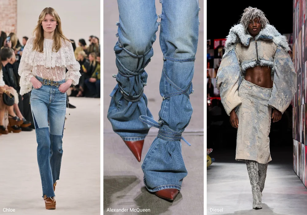 looks com calça wide leg tendência - referência 1