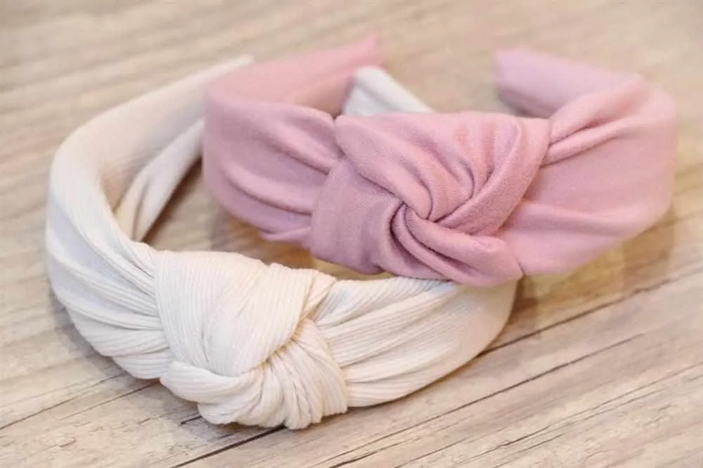 tiara de tecido estampada - referência 4