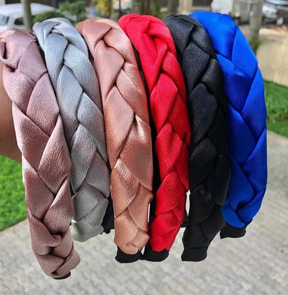 tiara de tecido estampada - referência 5