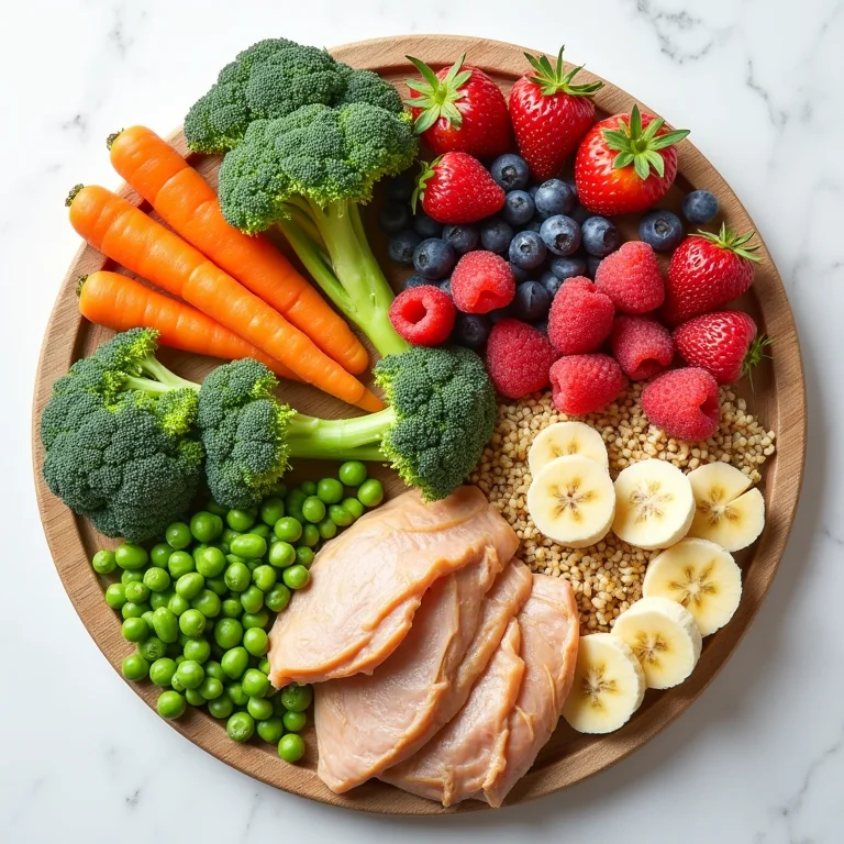 Alimentos diversos dispostos para congelamento.