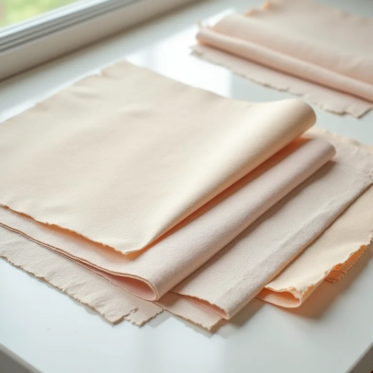 Amostras de entretela de papel