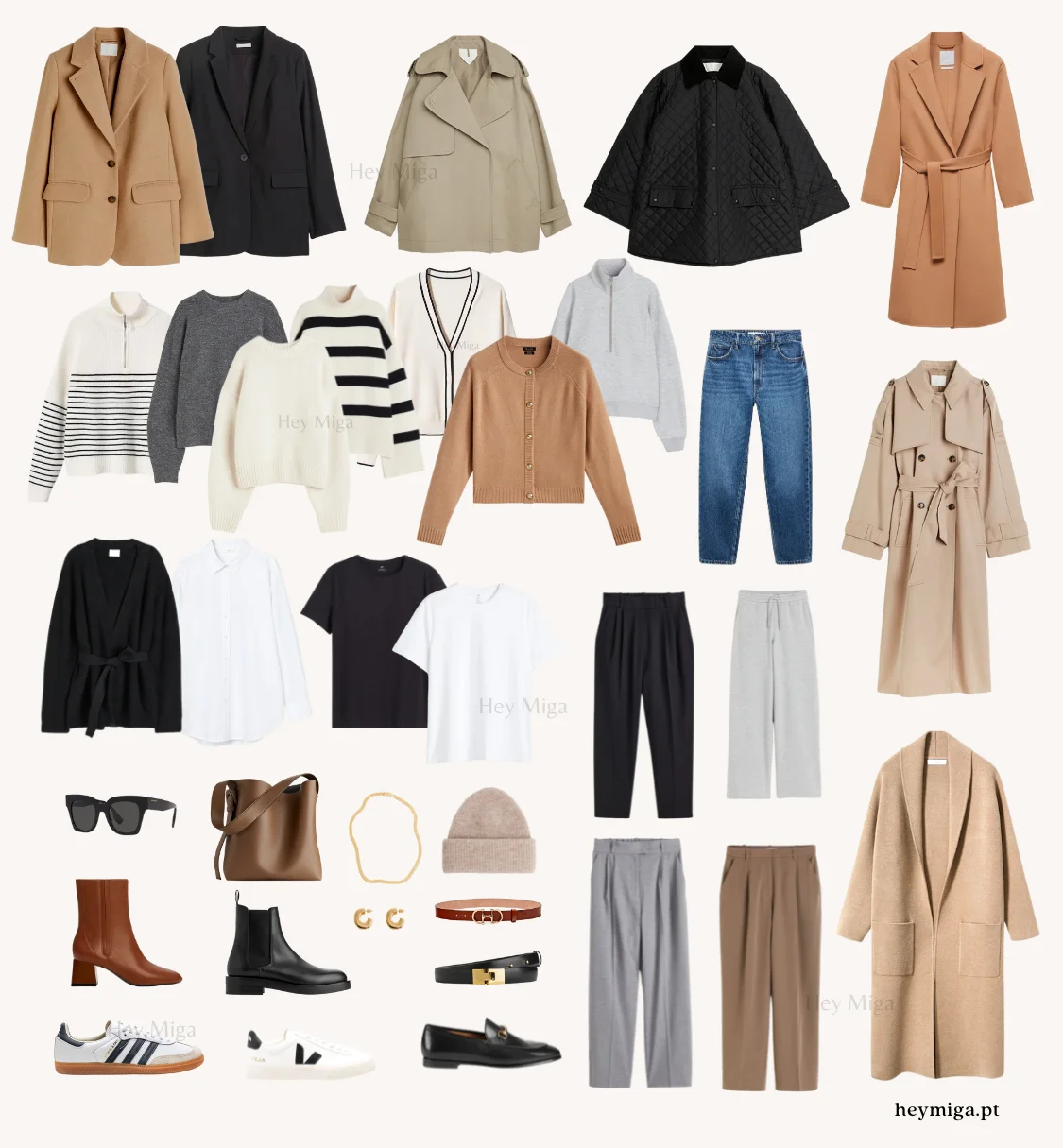 Armário Cápsula de Outono-Inverno 2024