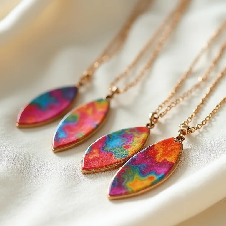 Bijuterias artesanais feitas com reaproveitamento de banners.