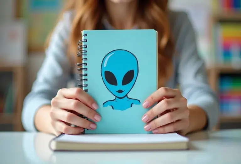 Capa de caderno Stitch havaiano artesanal