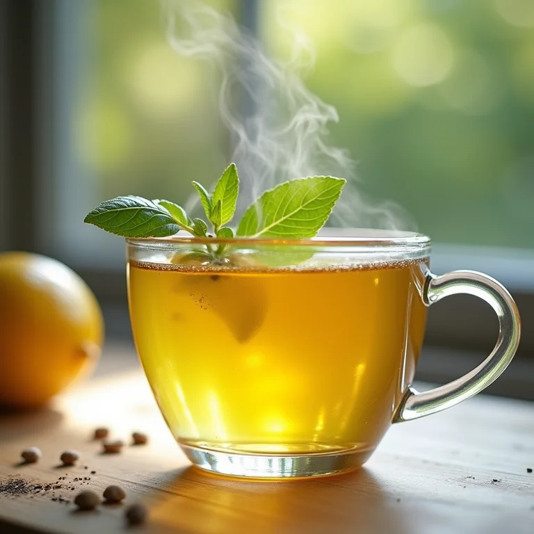 Chá de erva cidreira relaxante