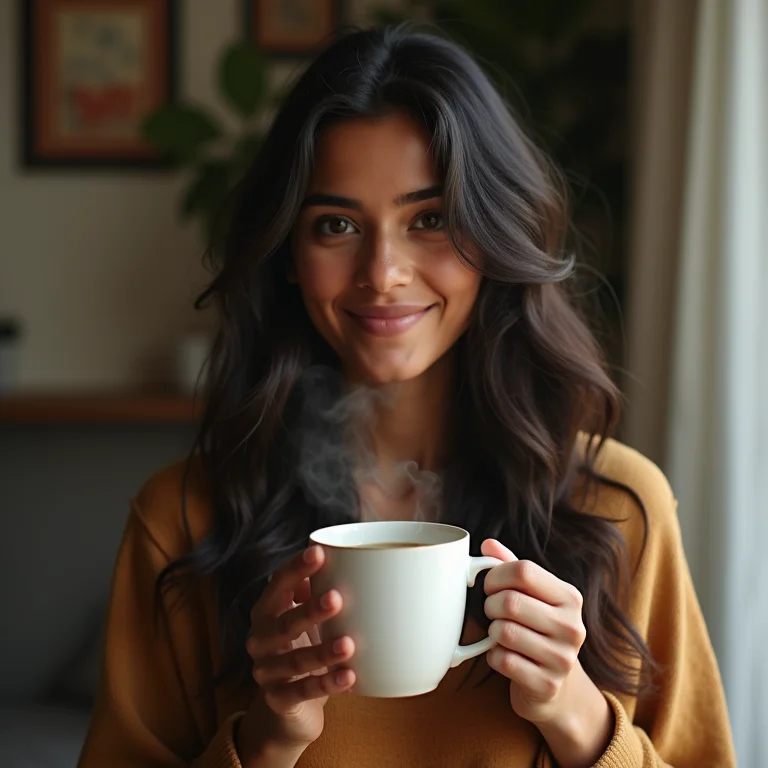 Chá morno para dor de garganta