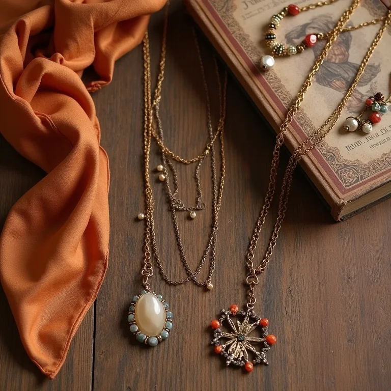 Colares boho em tons terrosos para um visual autêntico