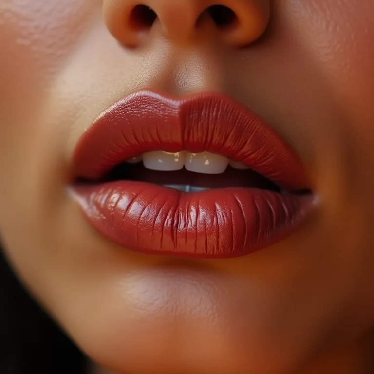 Comparativo de lábios com e sem primer labial para diferentes tipos de lábios