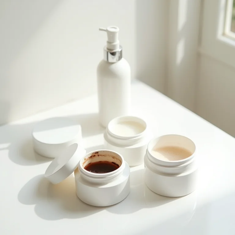 Contaminação em produtos de skincare natural.